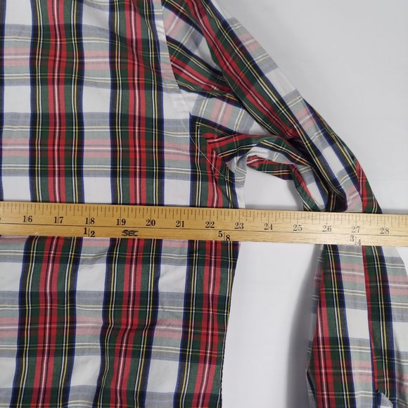 Tommy Hilfiger Plaid 80's 2 Ply Shirt large - Picture 5 of 10